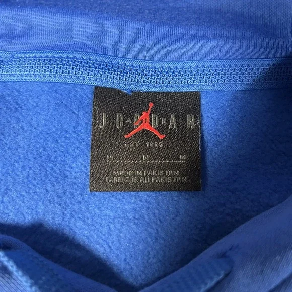 Jordan UCLA Bruins Men's Blue Long Sleeve Hoodie Medium - Picture 4 of 8